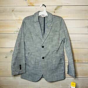 Boys Grayish Blue Casual Blazer Cat & Jack size 12